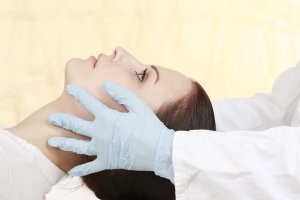 Woman gets beauty treatment by Bortnick Plastic Surgery